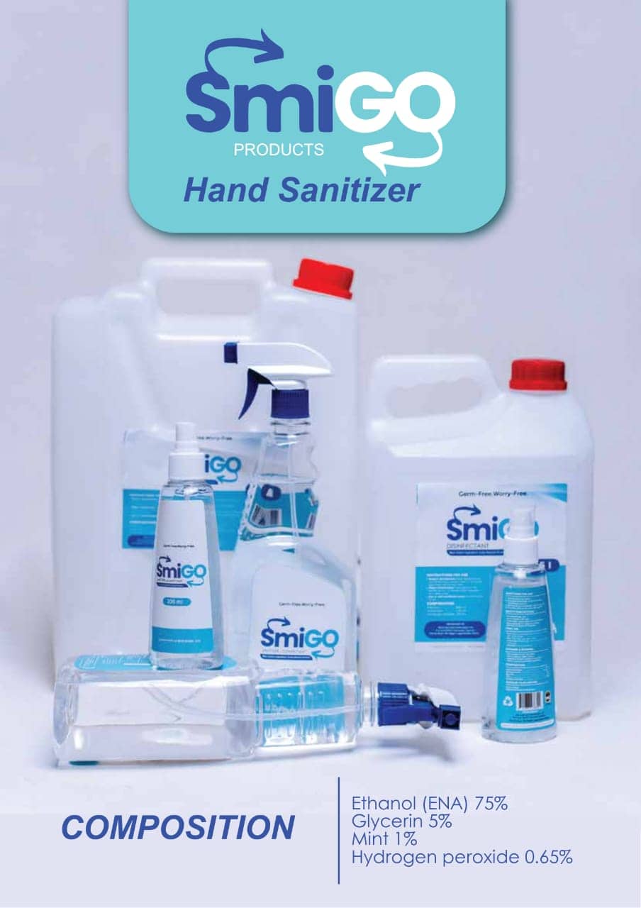 Smigo sanitizer range